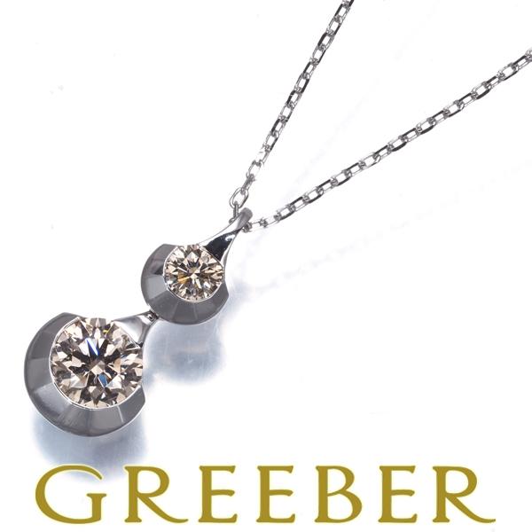 カシケイ ネックレス ダイヤ ダイヤモンド 0.40 ドッツ K18WG BLJ