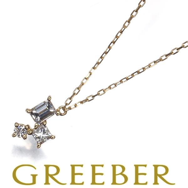 アーカー ネックレス ダイヤ ダイヤモンド 0.13ct モザイクソラナ K18YG BLJ