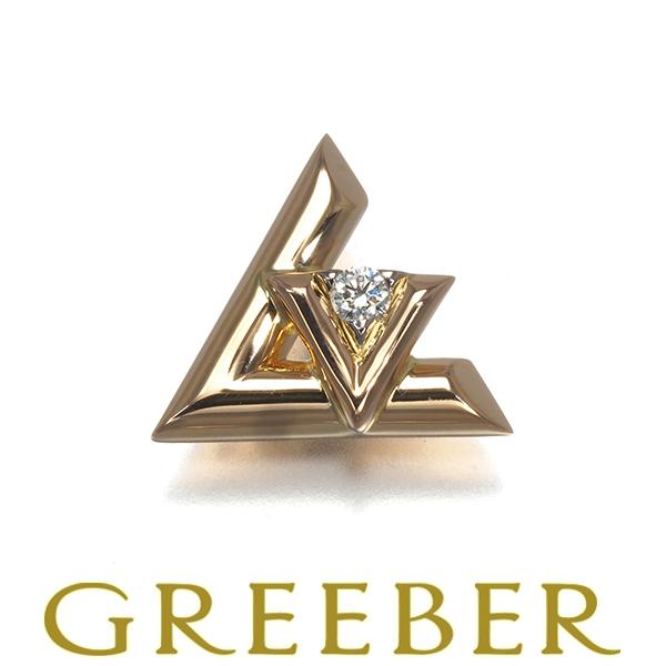 ルイヴィトン ピアス ダイヤ ダイヤモンド ヴォルトワン LV 片耳 K18PG BLJ