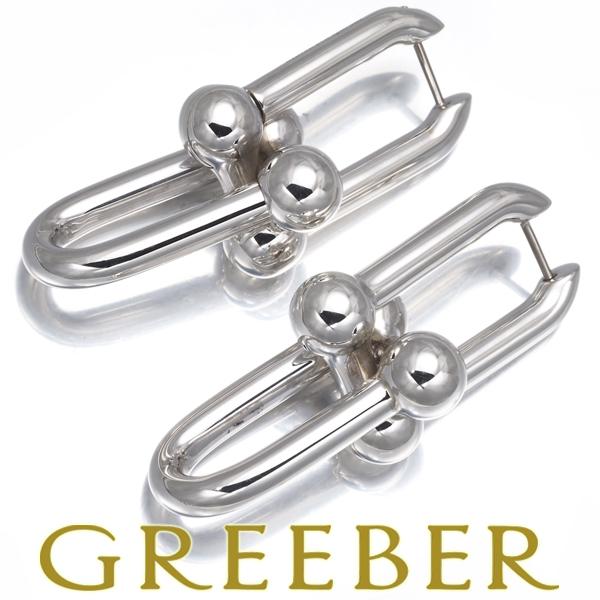 ティファニー ピアス ハードウェア リンク エクストララージ シルバー 925 BLJ