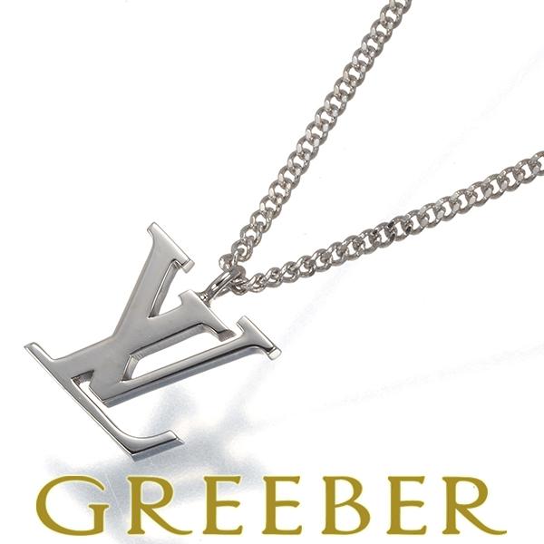 ルイヴィトン ネックレス LV ロゴ K18WG BLJ