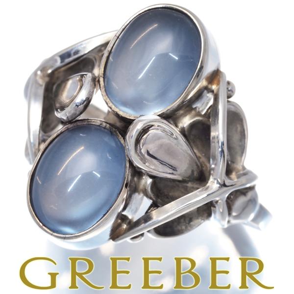 ジョージジェンセン リング ムーンストーン 48 16.5号 シルバー 925 指輪 BLJ