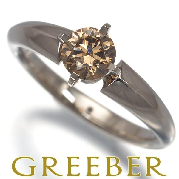 カシケイ リング ダイヤ ダイヤモンド 0.54ct/0.01ct ソリティア 9号 K18BG 指...