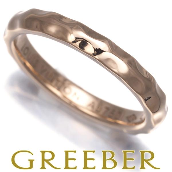 ルイヴィトン リング アリアンスモノグラム アンフィニ 47号 K18PG 指輪 BLJ