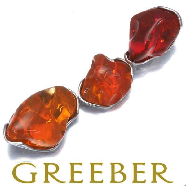 ファイアオパール 20.25ct 揺れる ペンダントトップ K18WG GENJ