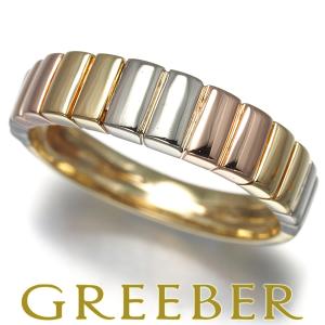 レア品 ヴァンクリーフ＆アーペル リング スリーカラー 9.5号 K18YG/WG/PG 未修理証明書 指輪 BLJ