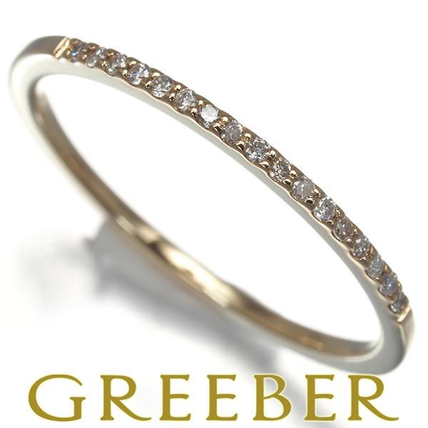 アガット リング ダイヤ ダイヤモンド 0.05ct 9号 K10YG 指輪 BLJ