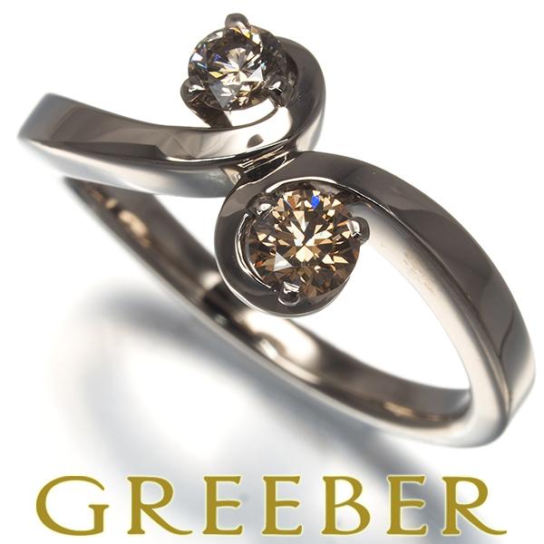 カシケイ リング ダイヤ ダイヤモンド 0.35ct フロート 11号 K18BG 指輪 BLJ