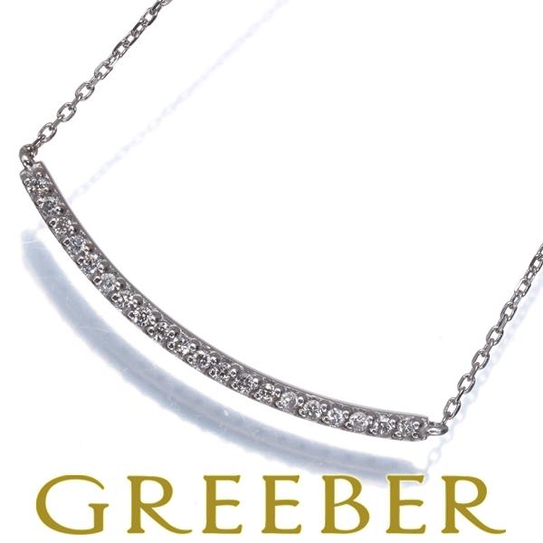 カナル4℃ ネックレス ダイヤ   K18WG BLJ/GENJ