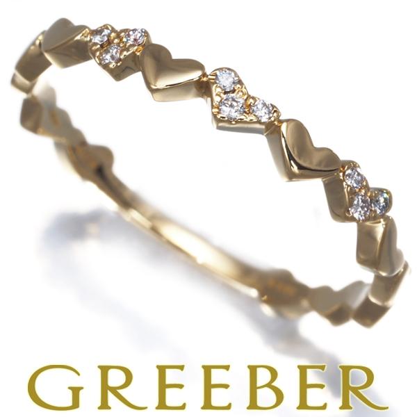 アーカー リング ダイヤ ダイヤモンド 0.03ct アンハートパヴェ 9号 K18YG 指輪 BL...