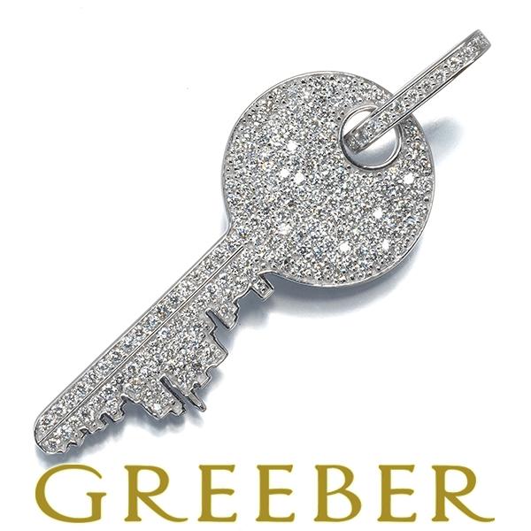 ジェイソンオブビバリーヒルズ ペンダントトップ ダイヤ ダイヤモンド 鍵 パヴェ K18WG BLJ...