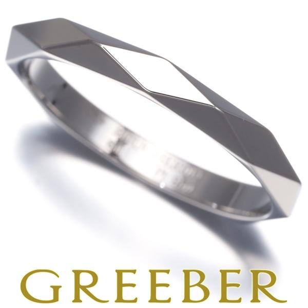 ブシュロン リング ファセット ミディアム 61号 Pt950 指輪 BLJ