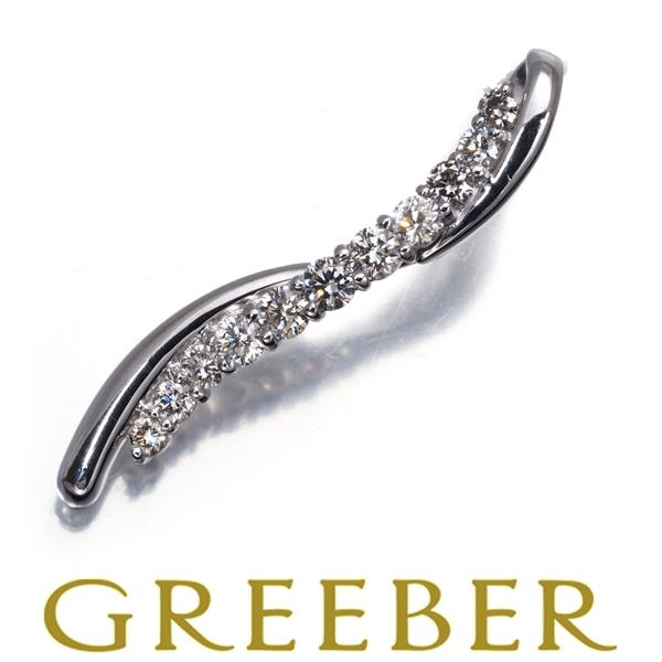 ダイヤ ダイヤモンド 0.50ct ペンダントトップ K18WG GENJ