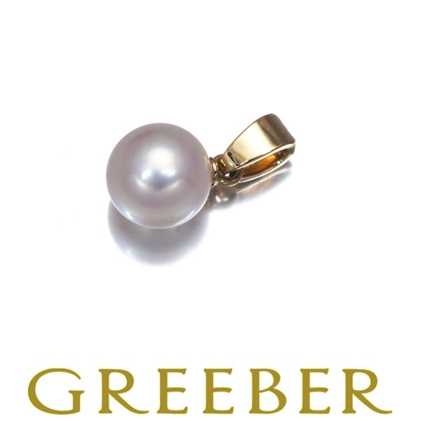 ミキモト ペンダントトップ パール 真珠 7.0mm 一粒 K18YG BLJ