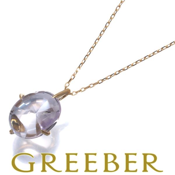 スタージュエリー ネックレス アメジスト カボションカット K18YG BLJ/GENJ