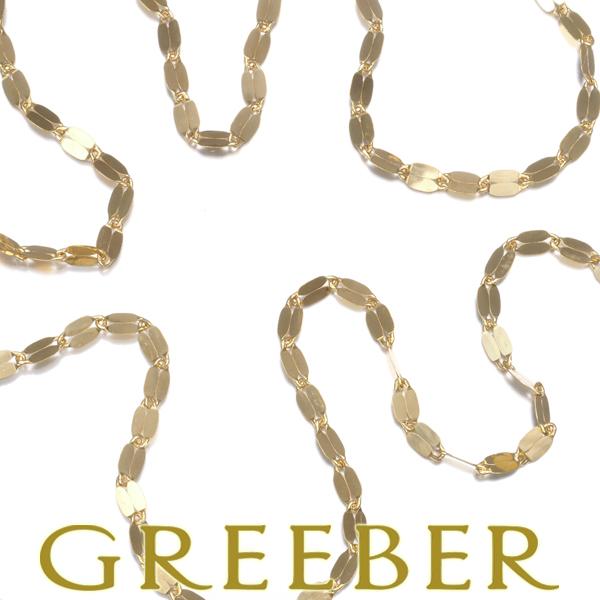 ペタル チェーンネックレス 44cm K18YG GENJ