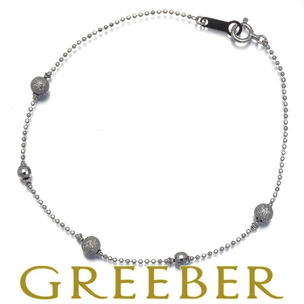 4℃ ブレスレット ミラーボール カットボール K18WG BLJ/GENJ