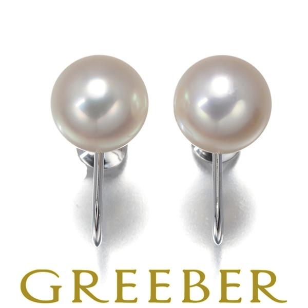 ミキモト イヤリング パール 真珠 7.8mm 一粒 K18WG BLJ