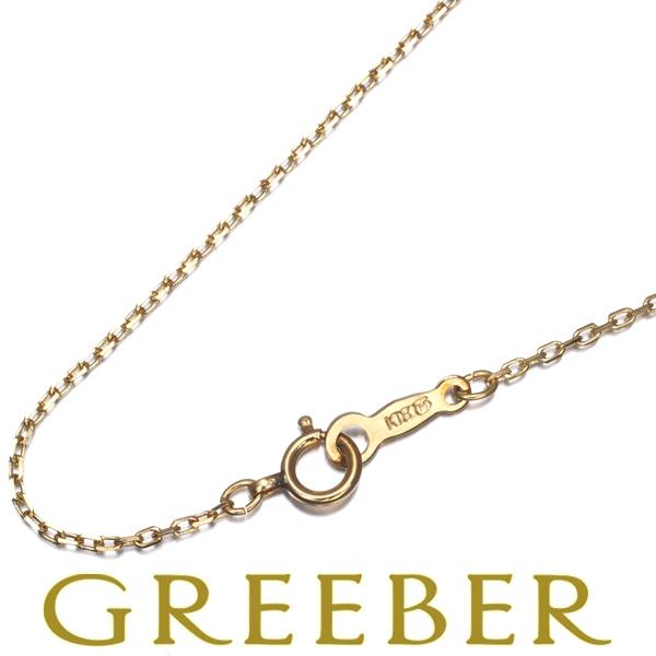 ミキモト チェーンネックレス カットアズキ 40cm K18YG BLJ