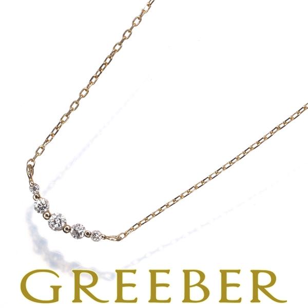 ヴァンドーム ネックレス ダイヤ ダイヤモンド 5P K10YG BLJ/GENJ