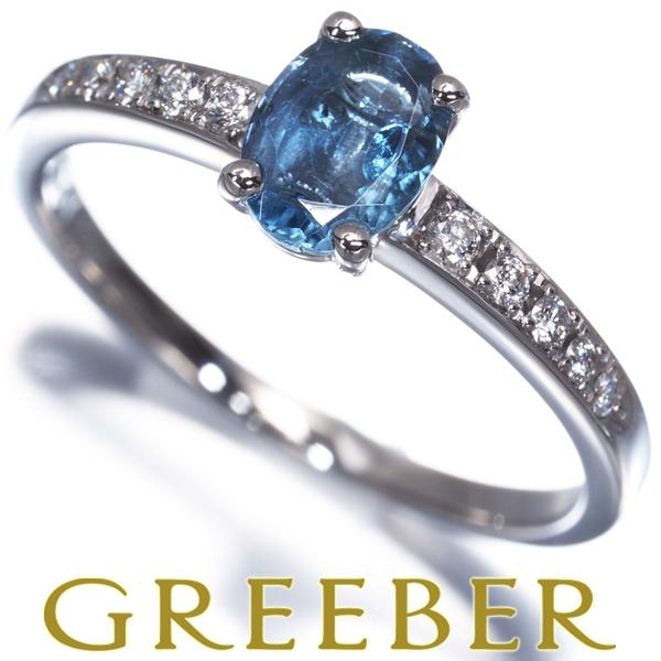 TASAKI タサキ リング アクアマリン 0.65ct ダイヤ ダイヤモンド 0.07ct 14....