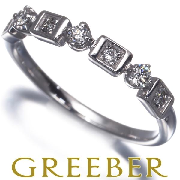 スタージュエリー リング ダイヤ ダイヤモンド 0.13ct 8号 K18WG 指輪 BLJ/GEN...