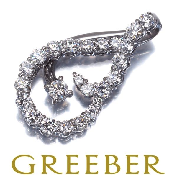 モニッケンダム ペンダントトップ ダイヤ ダイヤモンド 1.77ct K18WG BLJ 大幅値下げ...