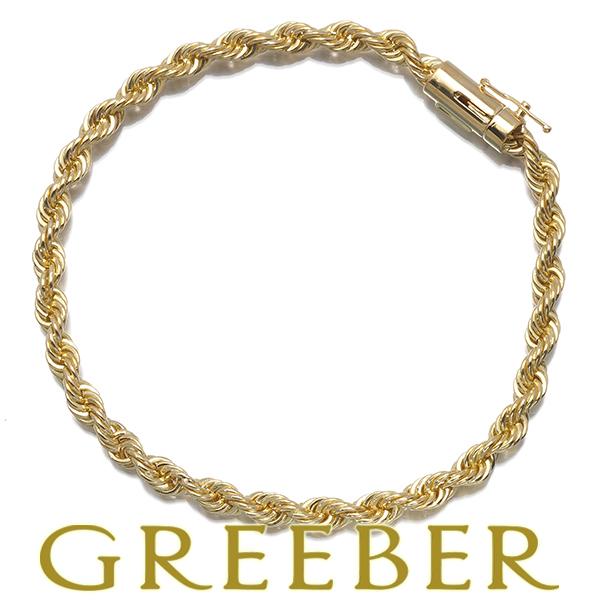 ティファニー ブレスレット ツイスト チェーン K18YG BLJ