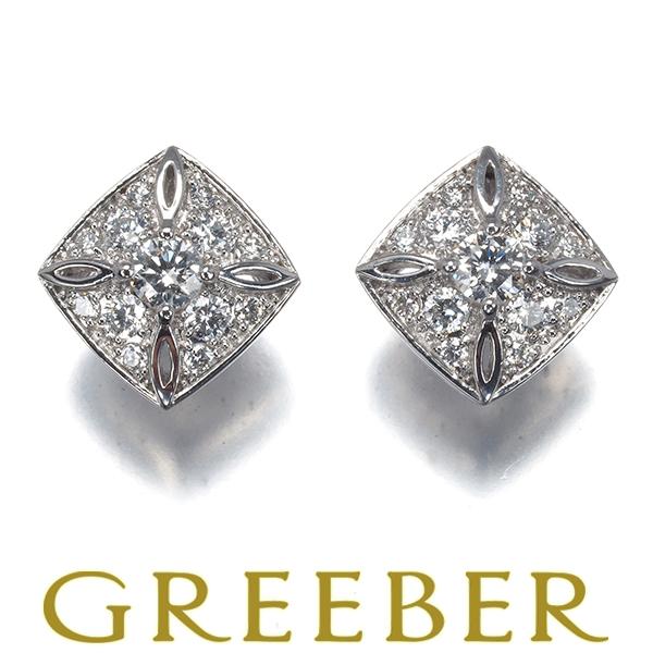 モニッケンダム ピアス ダイヤ ダイヤモンド 0.16ct/0.16ct Pt900 保証書BLJ ...