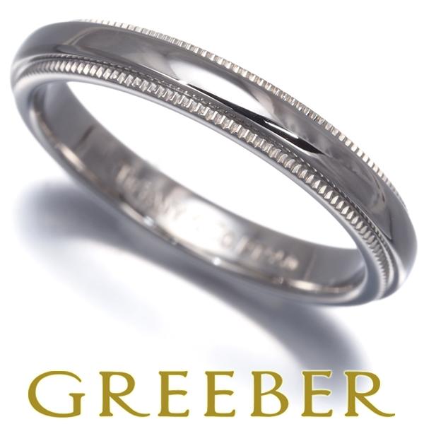 ティファニー リング トゥギャザーミルグレイン 3mm 11号 Pt950 指輪 BLJ