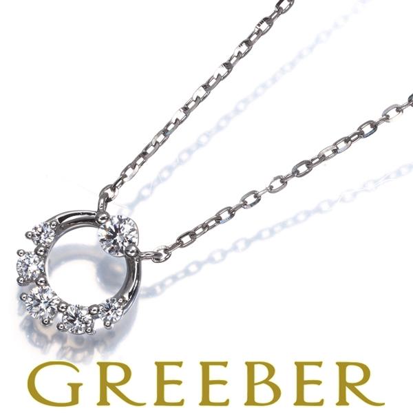 スタージュエリー ネックレス ダイヤ ダイヤモンド 0.12ct サークル Pt950 BLJ/GE...