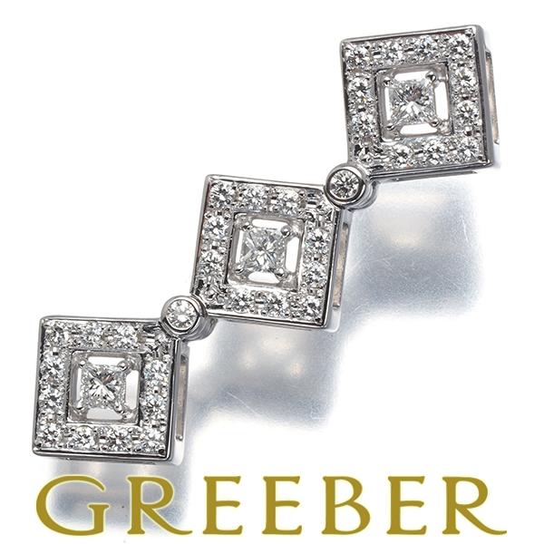 TASAKI タサキ ペンダントトップ ダイヤ ダイヤモンド 0.61ct スクエア 2way K1...