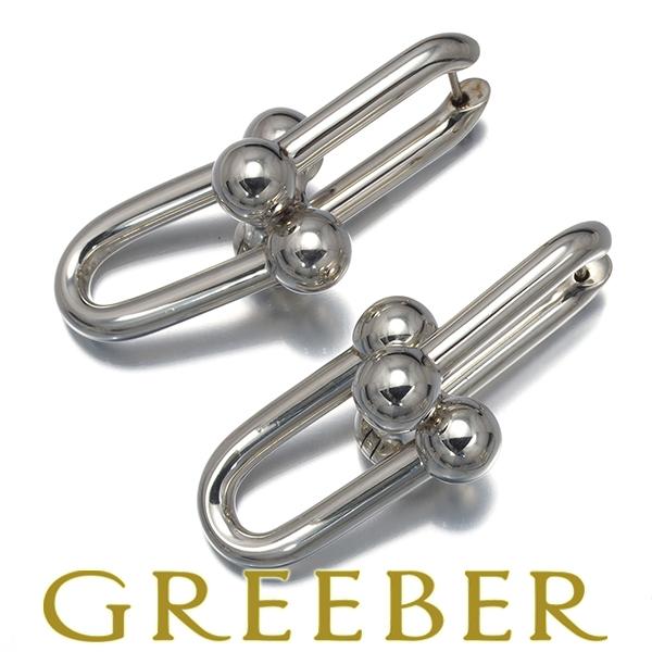 ティファニー ピアス ハードウェア リンク エクストララージ シルバー 925 BLJ