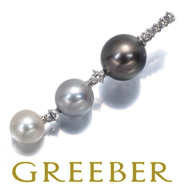 TASAKI タサキ ペンダントトップ パール 真珠 7.3-8.0mm/9.5mm ダイヤ ダイヤ...