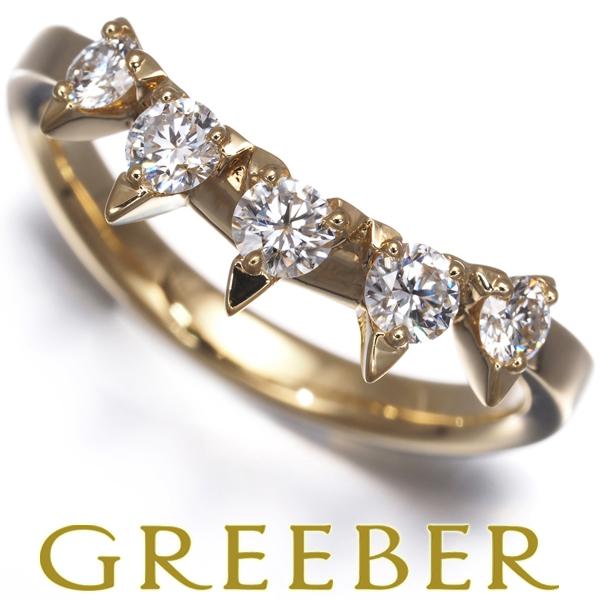 TASAKI タサキ リング ダイヤ ダイヤモンド 0.34 チャッティープラント 11号 K18Y...