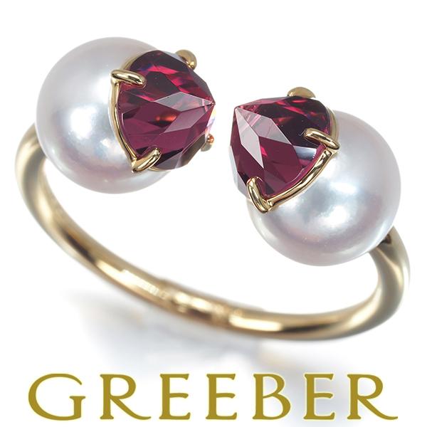 TASAKI タサキ リング パール 真珠 8.3mm ガーネット リファインドリベリオン 14号 ...