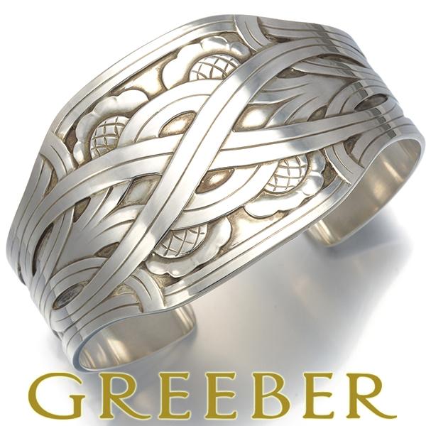 ジョージジェンセン ブレスレット 55 Harold Nielsen バングル カフ シルバー 92...