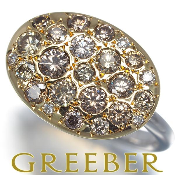 カシケイ リング ダイヤ ダイヤモンド 1.00ct メランジェ 10.5号 K18YG/WG 指輪...