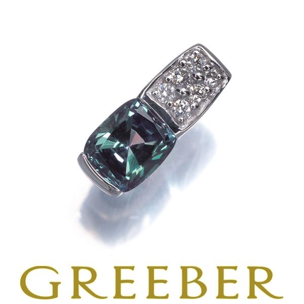 ムーンジュエリー ペンダントトップ 再結晶アレキサンドライト 0.81ct ダイヤ ダイヤモンド K...