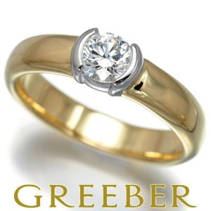 ティファニー リング ダイヤ ダイヤモンド 0.40ct ドッツ ソリティア 10号 K18YG/Pt950 指輪 BLJ 大幅値下げ品