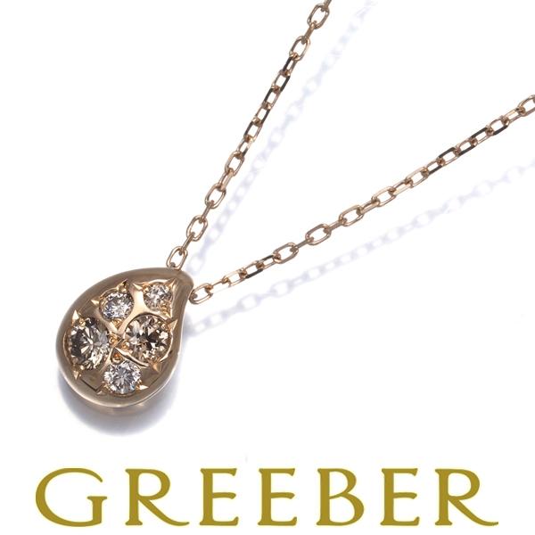 カシケイ ネックレス ダイヤ ダイヤモンド 0.10ct メランジェ プチ K18PG BLJ