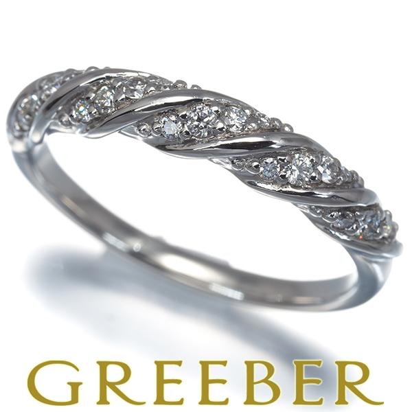 GSTV リング ダイヤ ダイヤモンド 0.20ct ツイスト スパイラル 15号 Pt950 指輪...