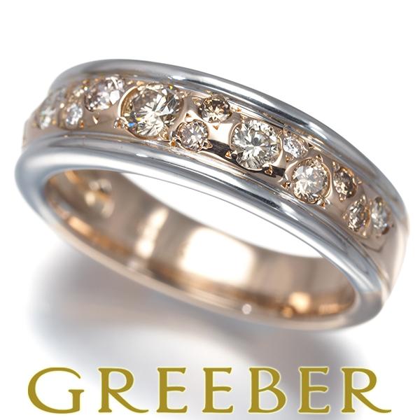 カシケイ リング ダイヤ ダイヤモンド 0.50ct メランジェ 10.5号 K18PG/WG 指輪...