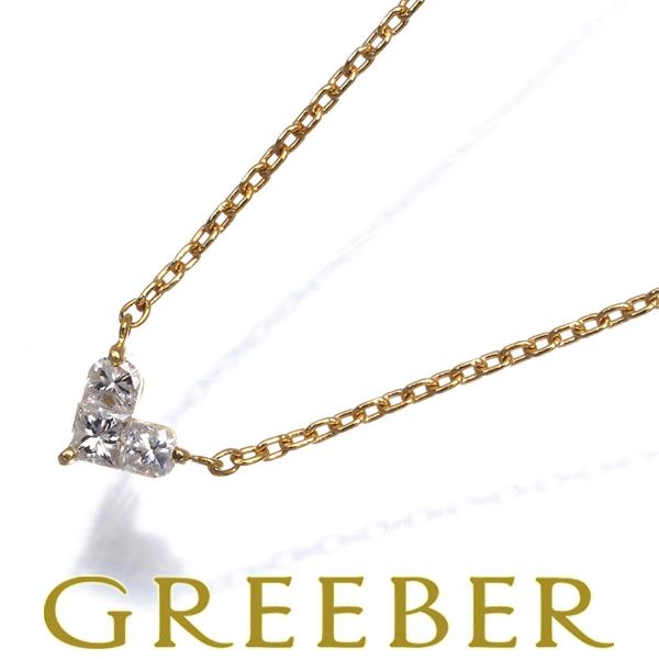 スタージュエリー ネックレス ダイヤ ダイヤモンド 0.10ct ミステリアスハート K18YG B...