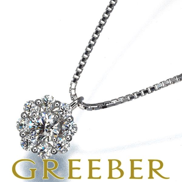 TASAKI タサキ ネックレス ダイヤ ダイヤモンド 0.25ct/0.27ct フラワー K18...
