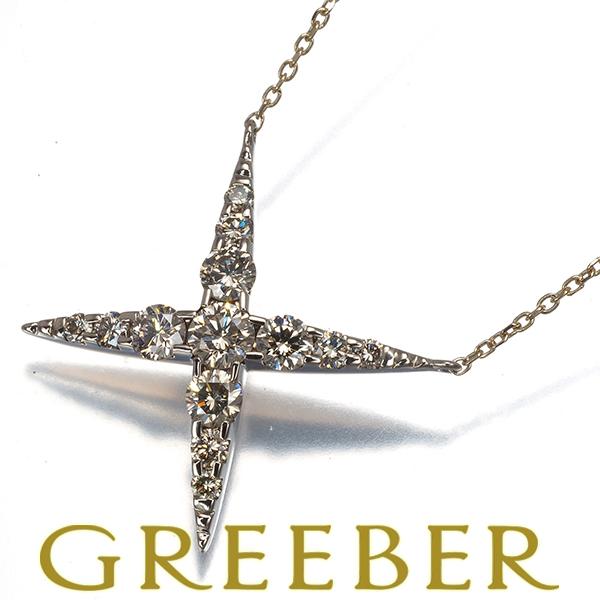 カシケイ ネックレス ブラウン ダイヤ ダイヤモンド 1.00ct ネイキッド K18BG BLJ