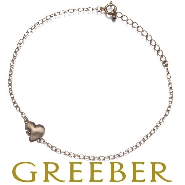 カシケイ ブレスレット ダイヤ ダイヤモンド 0.02ct ハート K18BG BLJ