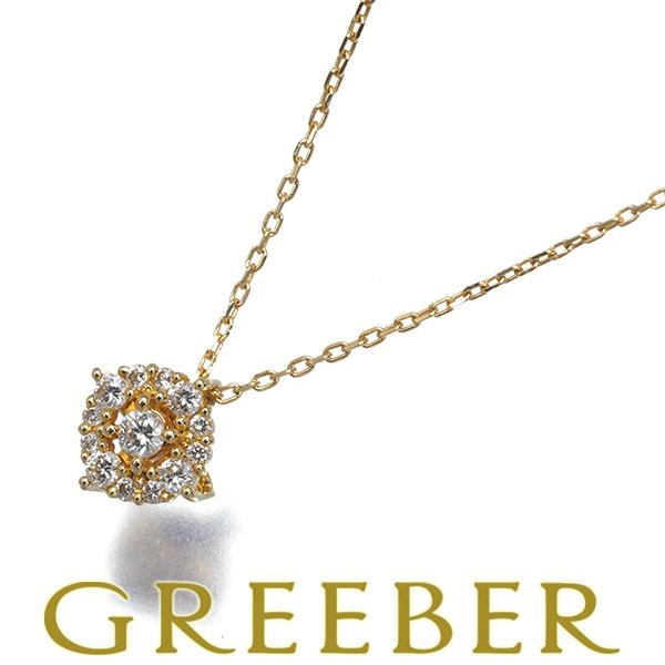 ポンテヴェキオ ネックレス ダイヤ ダイヤモンド 0.10ct K18YG BLJ
