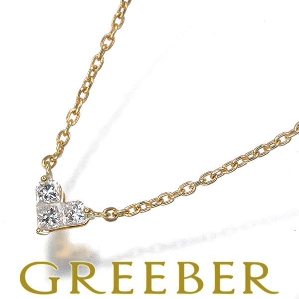 スタージュエリー ネックレス ダイヤ ダイヤモンド 0.10ct ミステリアスハート K18YG B...