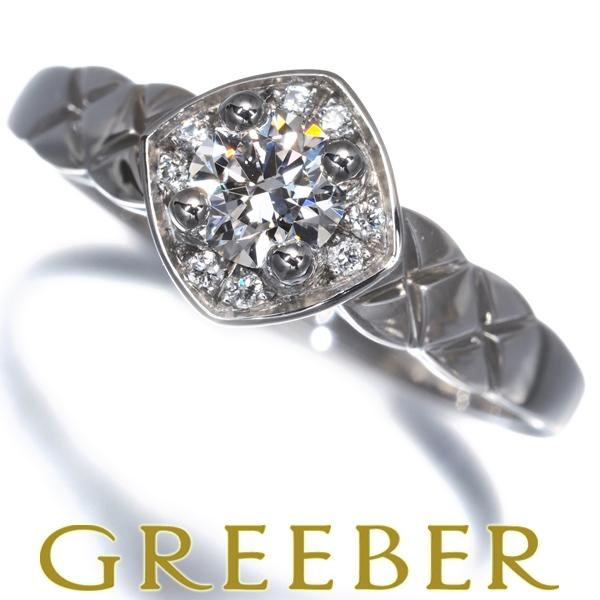 シャネル リング ダイヤ ダイヤモンド 0.29ct D VVS2 3EX ココクラッシュ ソリテー...